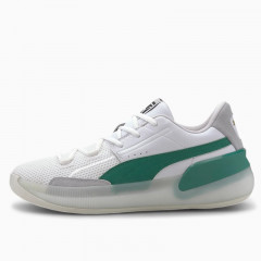 Beli Sepatu Basket Puma Clyde Hardwood White Green Original 193663 02